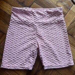 NWT dreamside pink leggings shorts size: L/XL